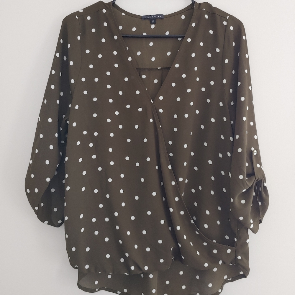 3/4 sleeve blouse